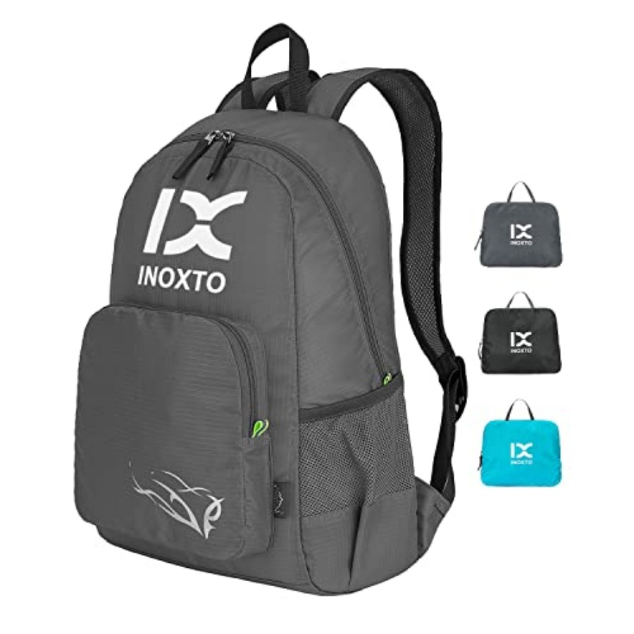 Foldable Backpack Small - INOXTO 20L Lightweight Hiking Backpack Small