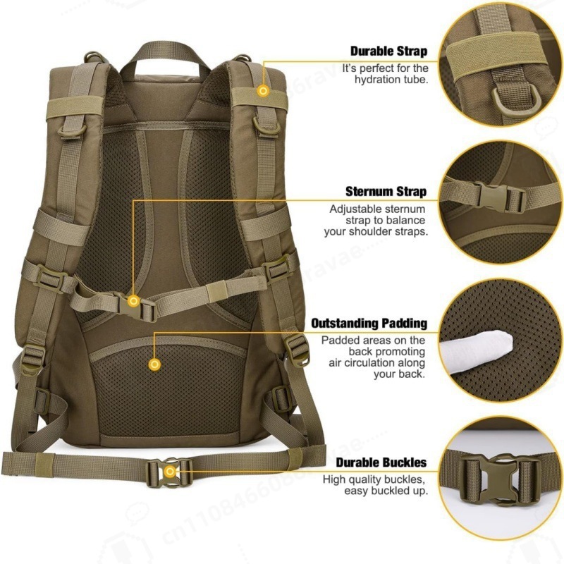 Waterproof Outdoor Tactical Ba - đánh giá và giá Rucksack Military Style