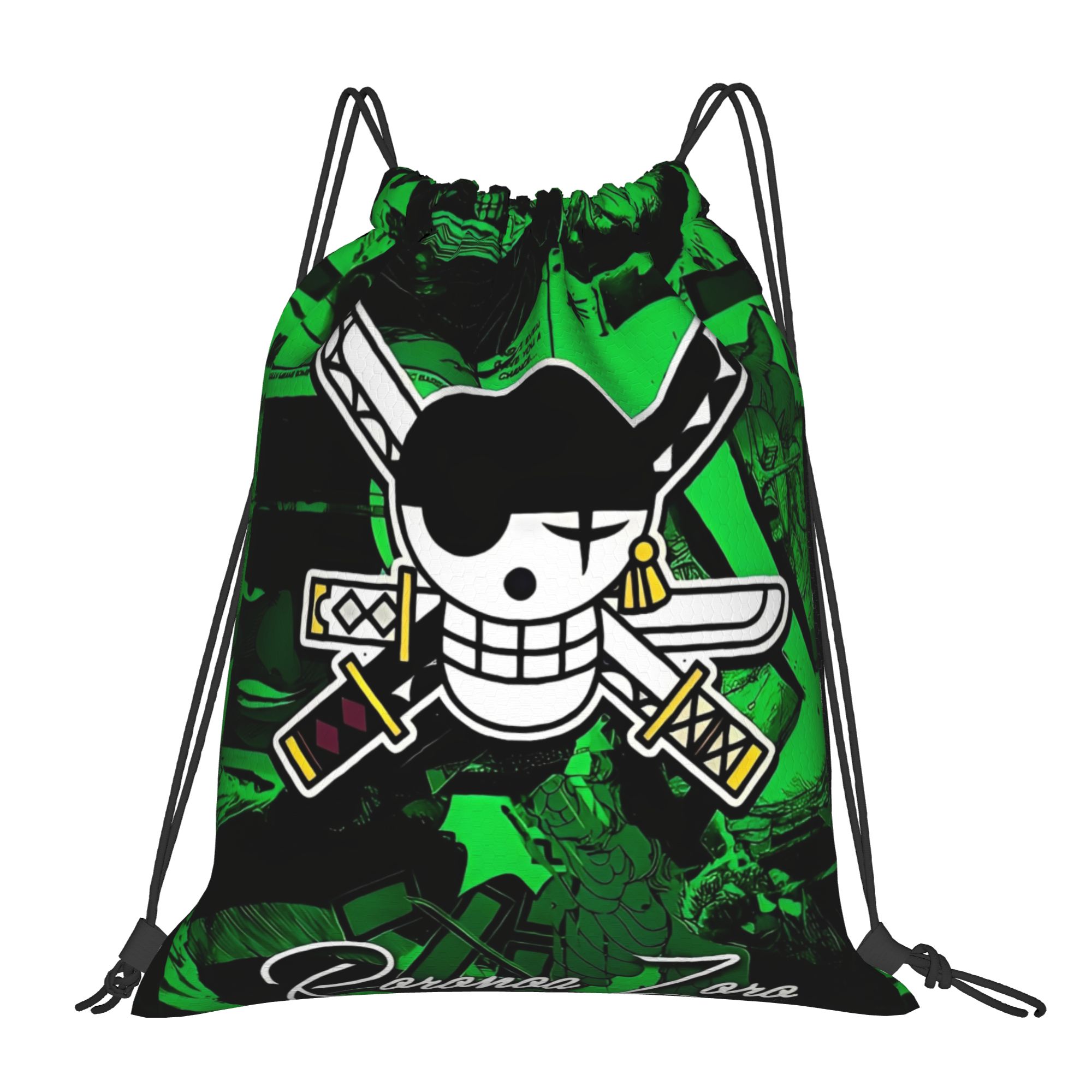 One Piece Zoro Skull Backpack  - đánh giá và giá Drawstring Gym Bag
