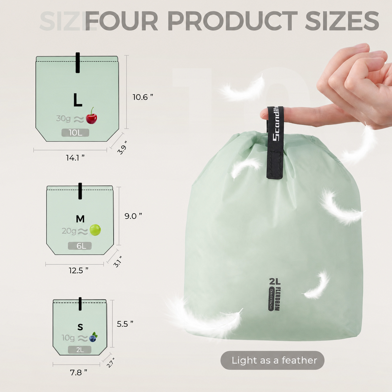 Large Capacity Waterproof Stor - đánh giá và giá Hiking Backpack Waterproof