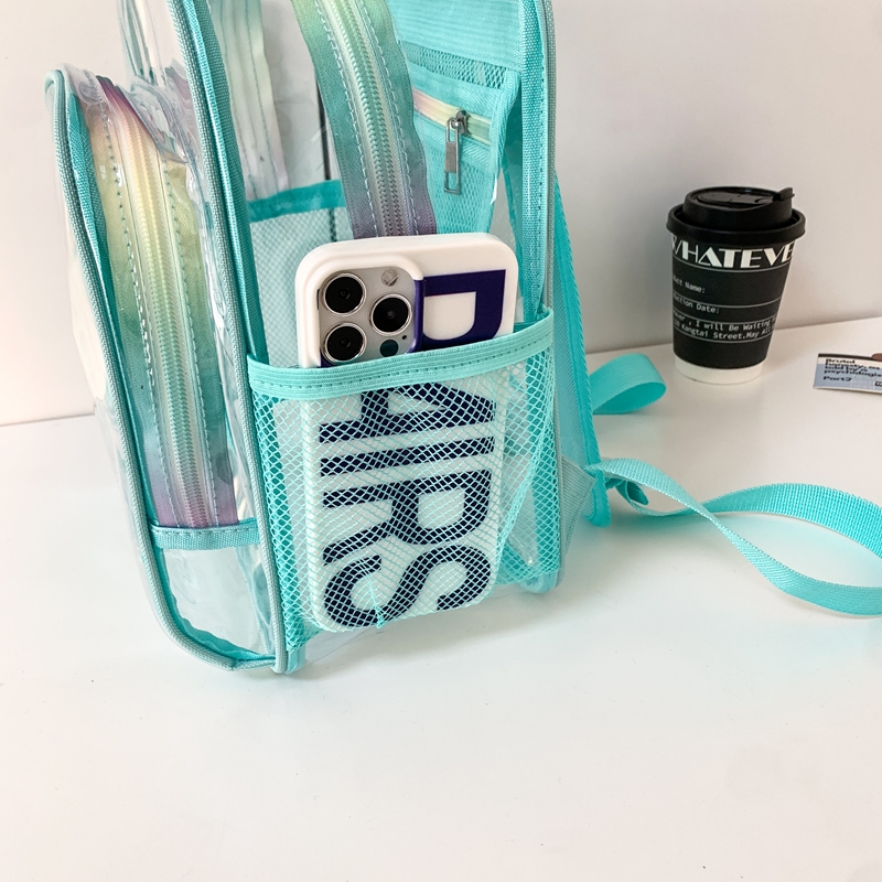PVC Transparent Zipper Large C - đánh giá và giá Fashion Backpack Women