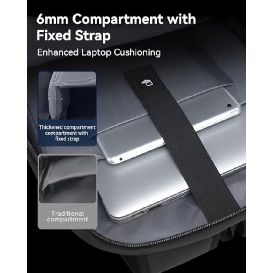 17.3'' Laptop Backpack for Men - đánh giá và giá Travel Backpack Anti Theft