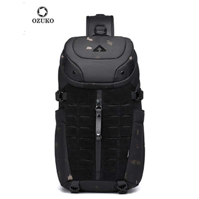 Ozuko Chest Bag Cross bag men  - đánh giá và giá Travel Backpack Anti Theft