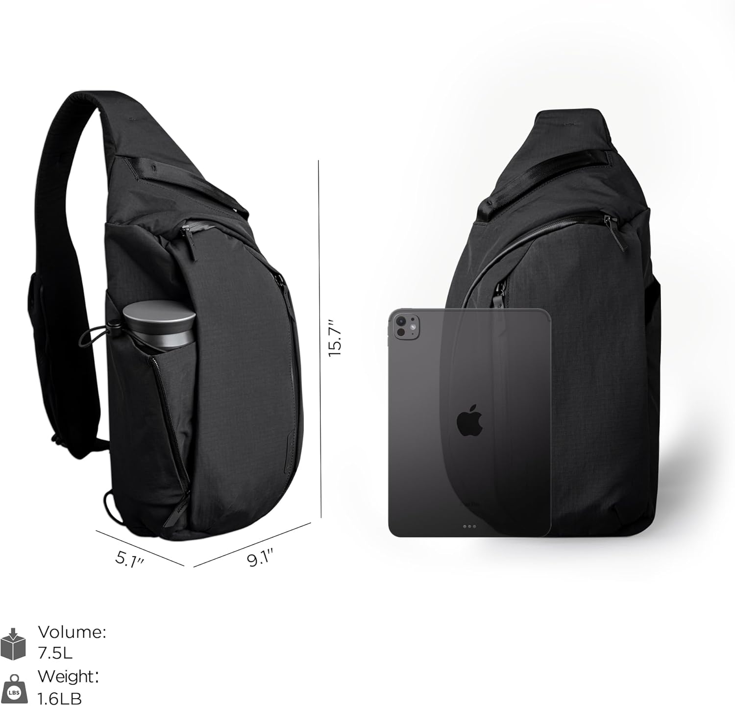 Metro Crossbody Left Shoulder  - đánh giá và giá Sling Backpack Shoulder