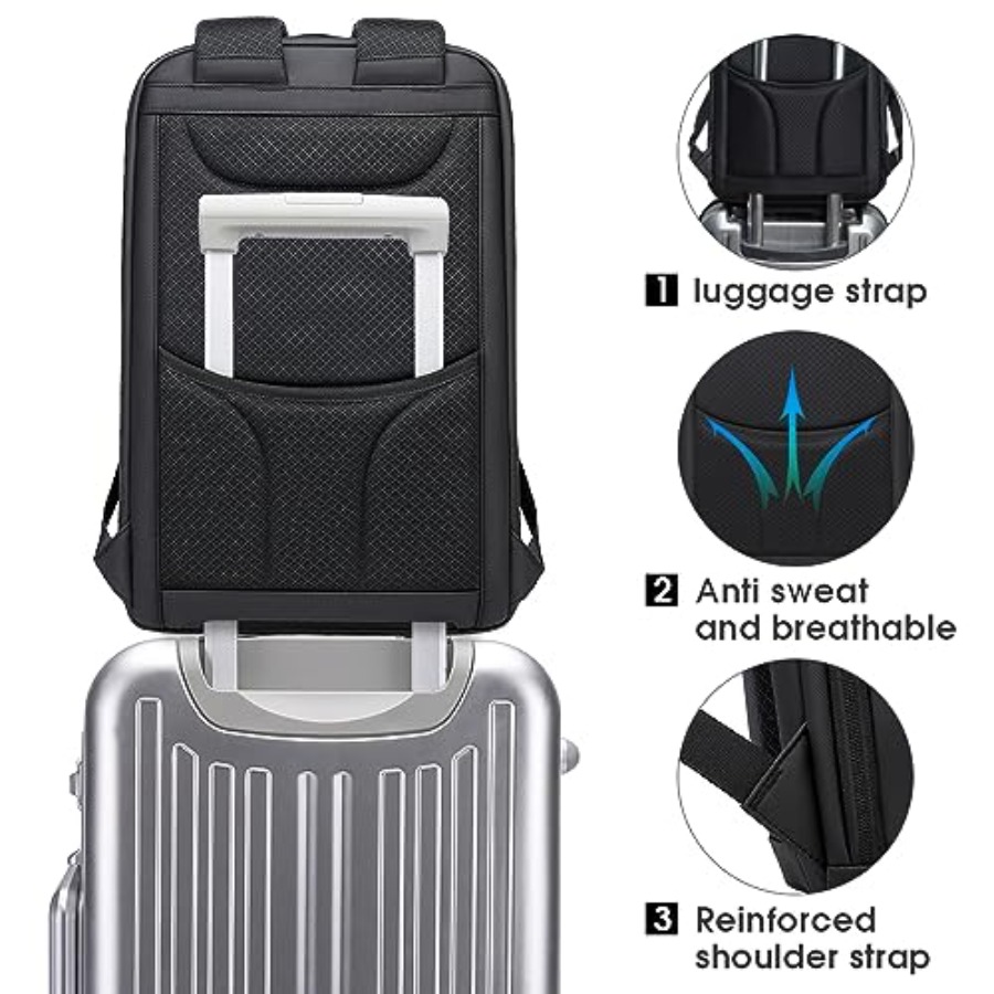 Business Smart Backpack Waterp - đánh giá và giá Laptop Backpack 15.6