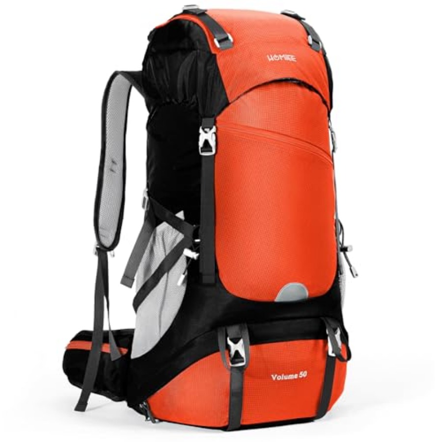 50L Hiking Backpack Travel Bag - đánh giá và giá Rain Cover Backpack