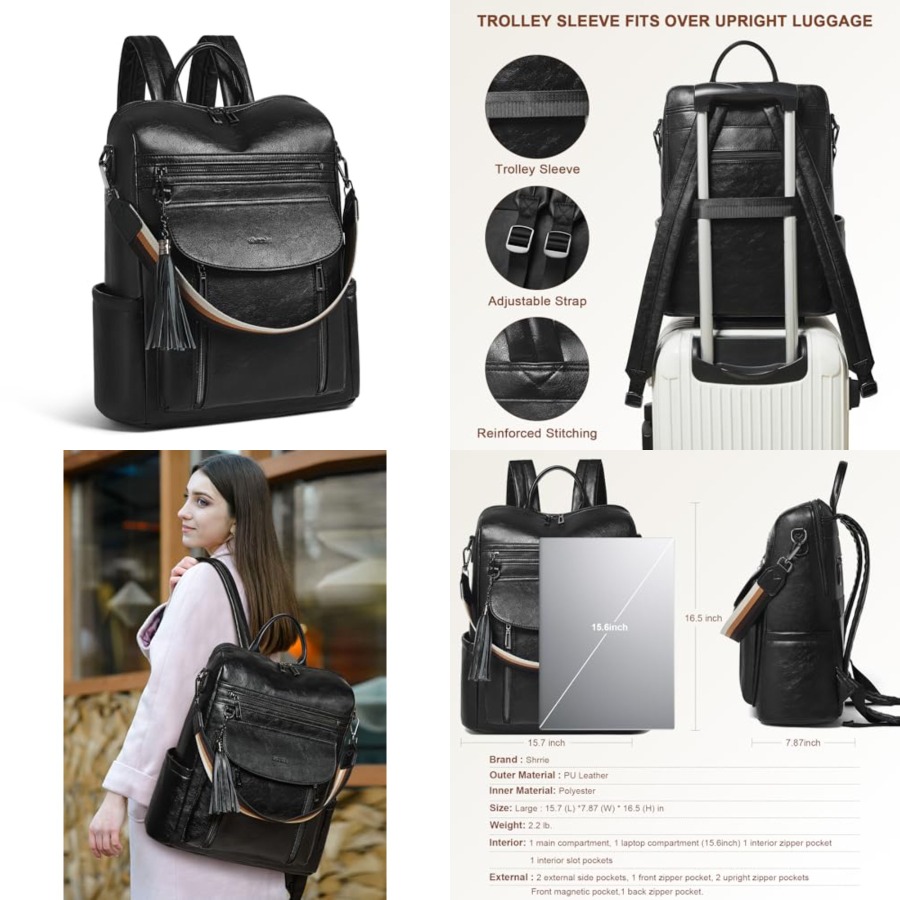 Laptop Backpack for Women 15.6 - đánh giá và giá Laptop Backpack 15.6