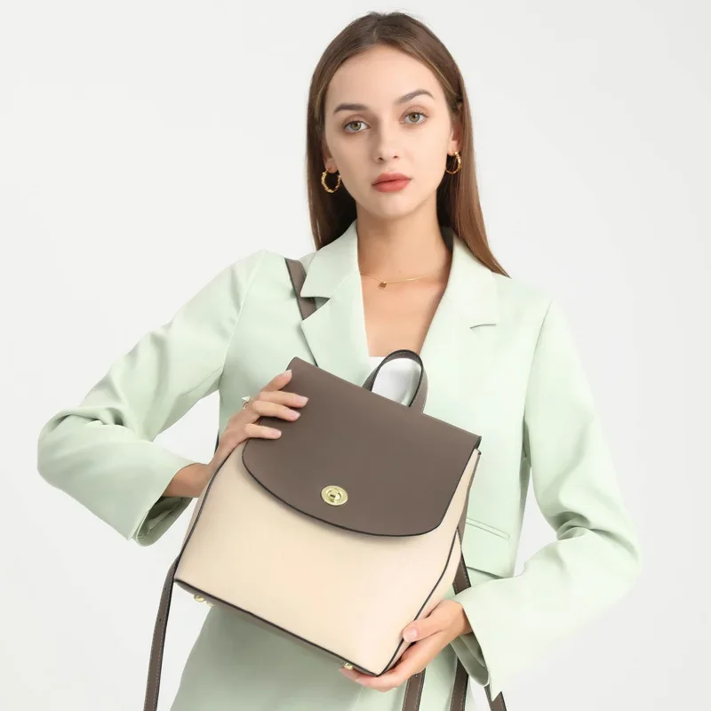 Women's Bags Large Capacity Le - đánh giá và giá Leather Backpack Vintage
