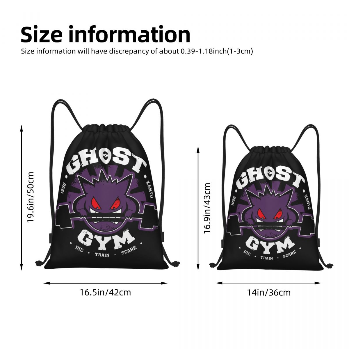 Ghost Gym Drawstring Backpack  - đánh giá và giá Drawstring Gym Bag