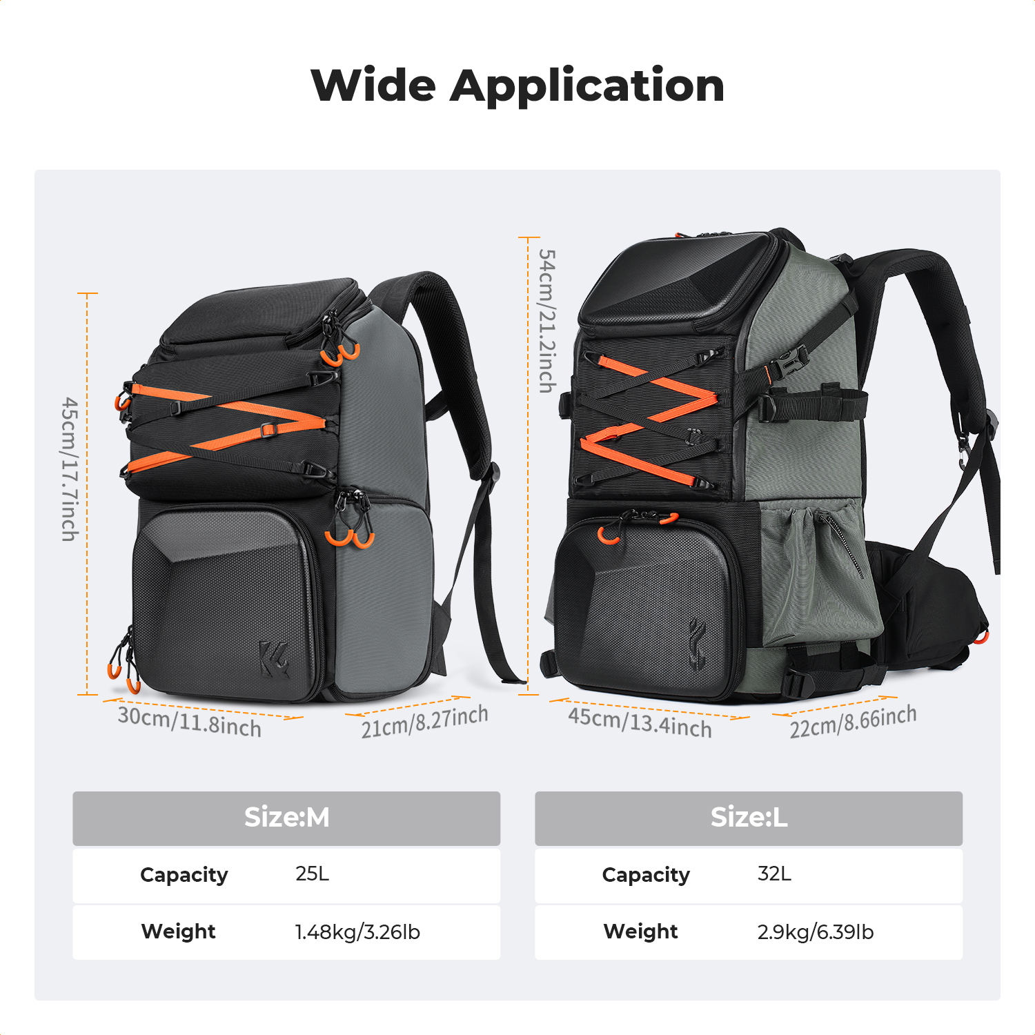 K&F CONCEPT 25L Outdoor Camera - đánh giá và giá Rain Cover Backpack