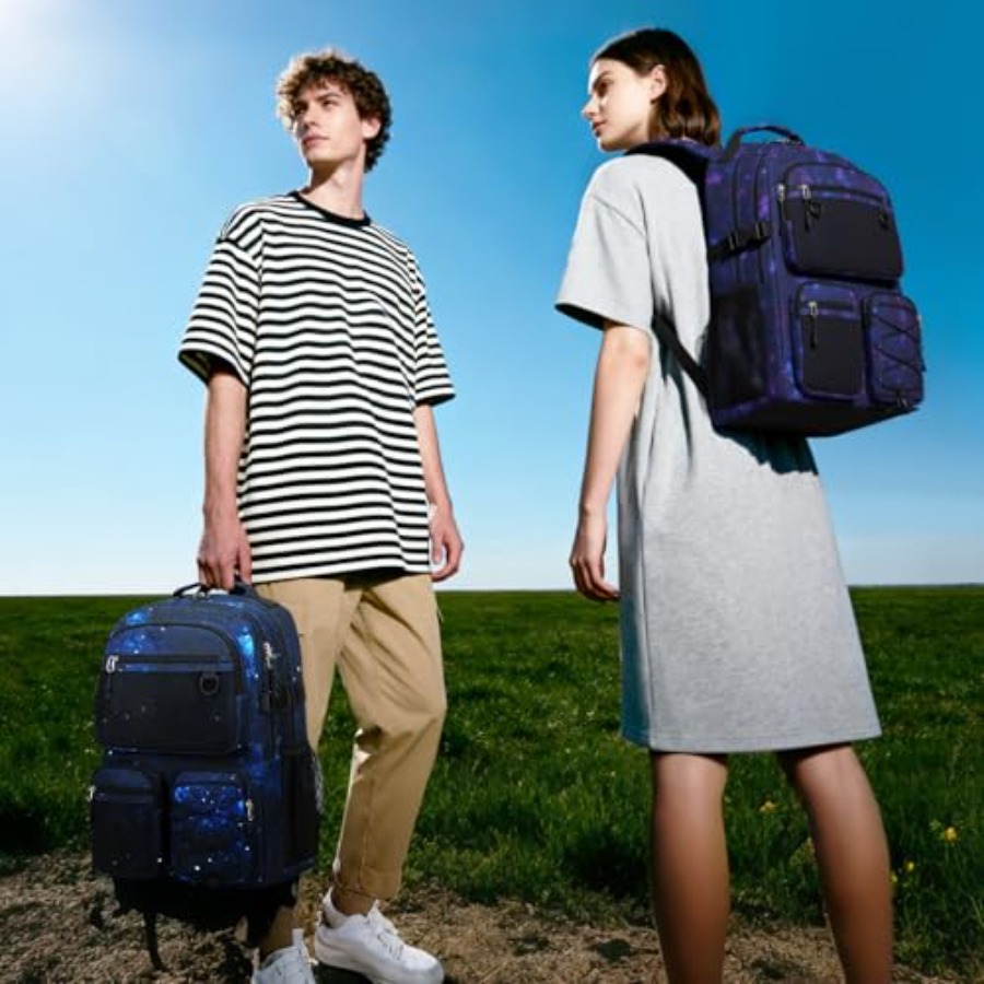 Multi-Pocket Backpack for Trav - đánh giá và giá Laptop Backpack 15.6