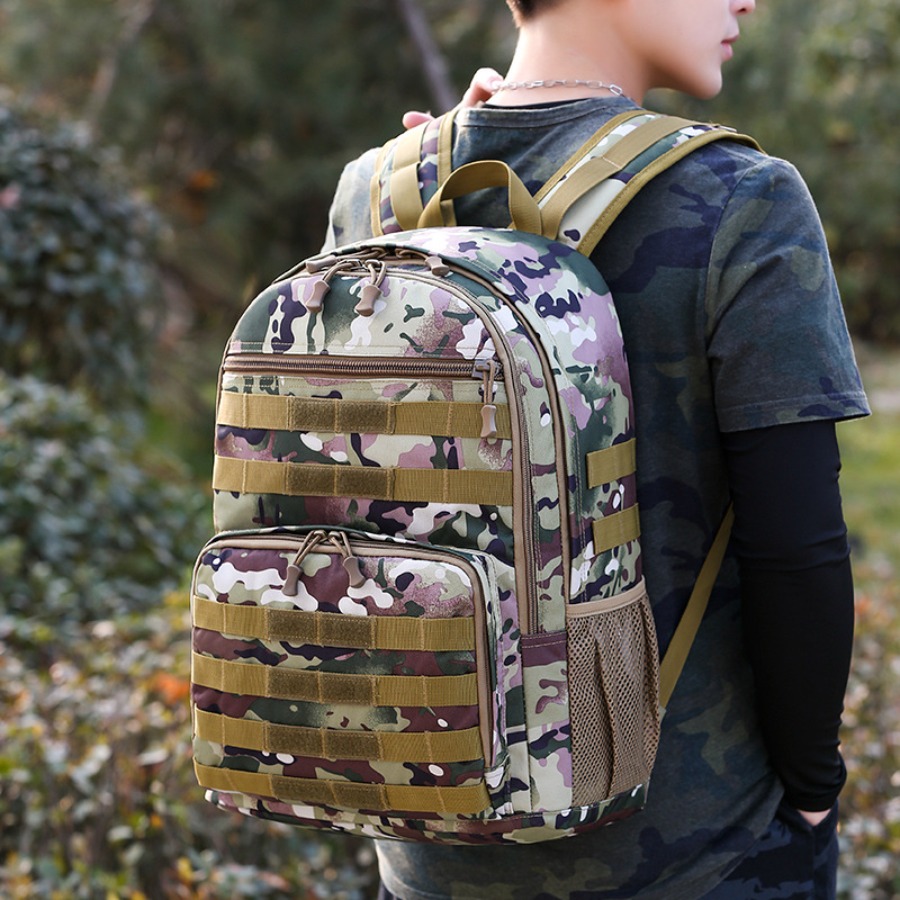 【New Arrival】Camouflage Tactic - đánh giá và giá Rucksack Military Style