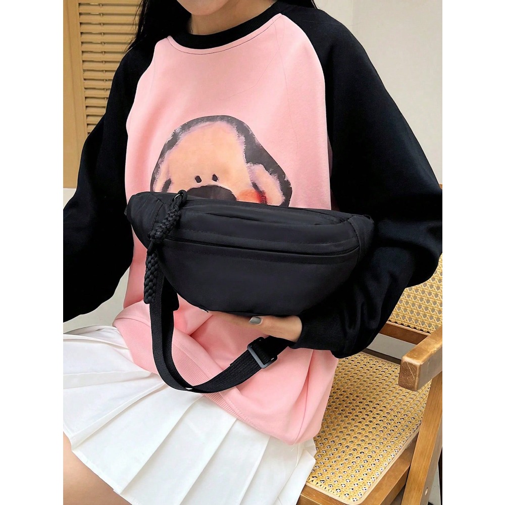 Large Capacity Nylon Chest Bag - đánh giá và giá Sling Backpack Shoulder