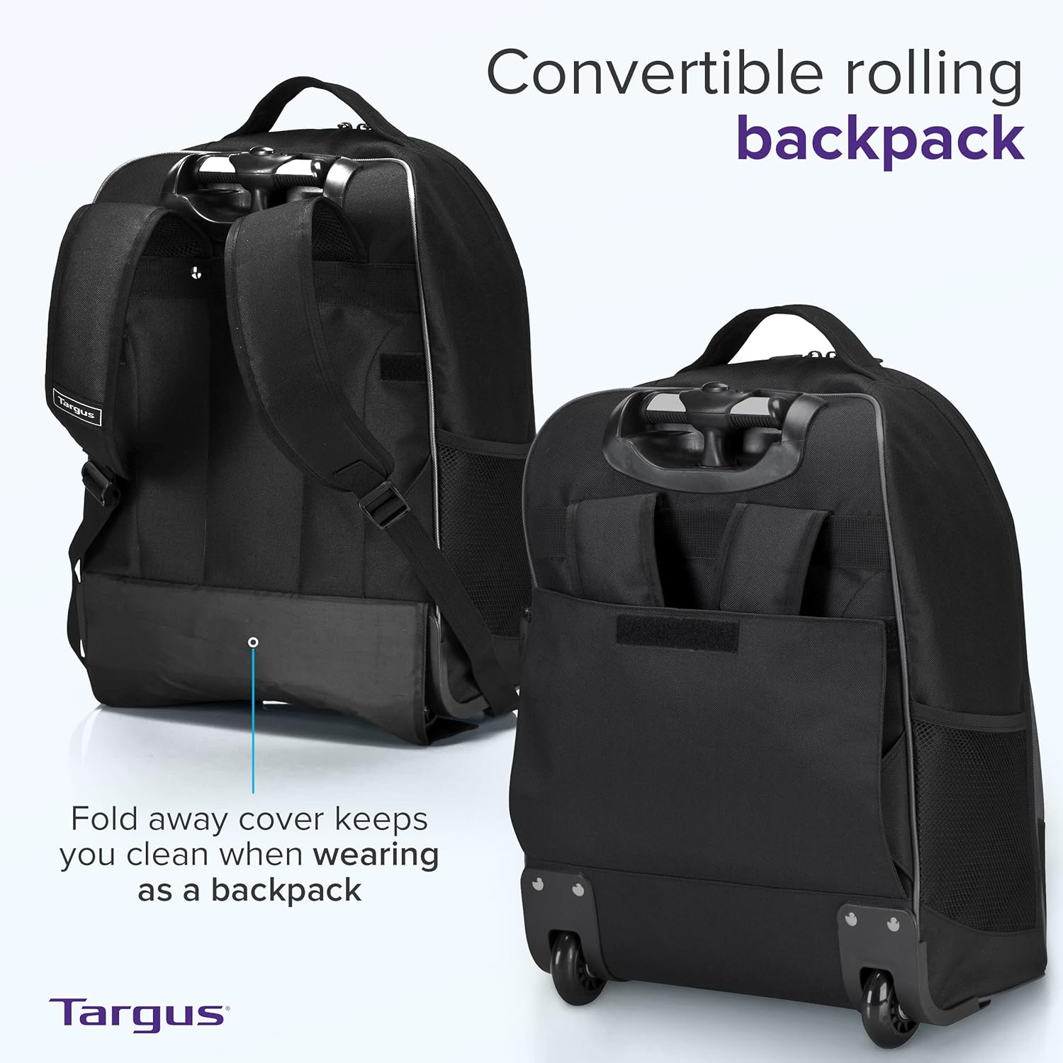 16 Inch Rolling Backpack with  - đánh giá và giá Laptop Sleeve Removable