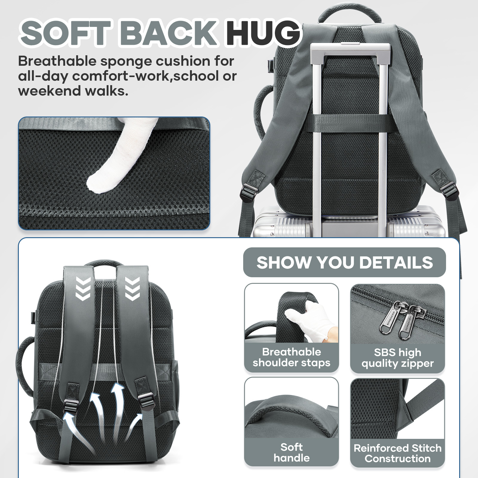 Ryanair Cabin Bags 40x30x20 Un - đánh giá và giá Canvas Backpack Casual