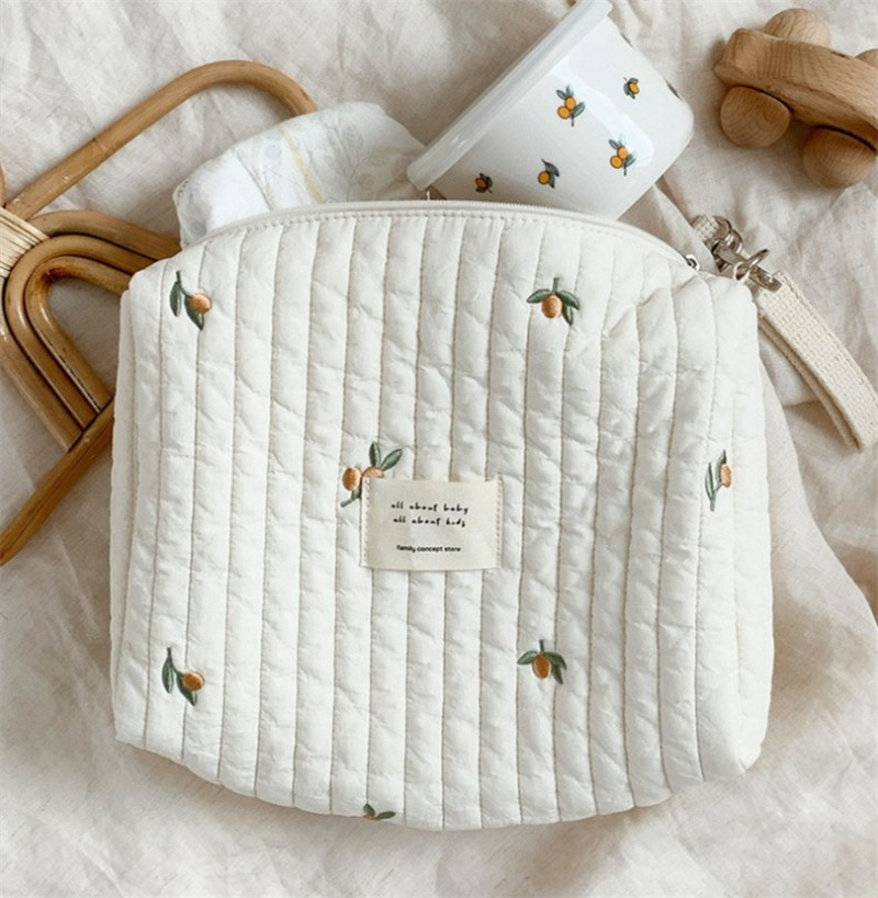 Embroidered Mommy Bag Handbag  - đánh giá và giá Backpack Diaper Bag