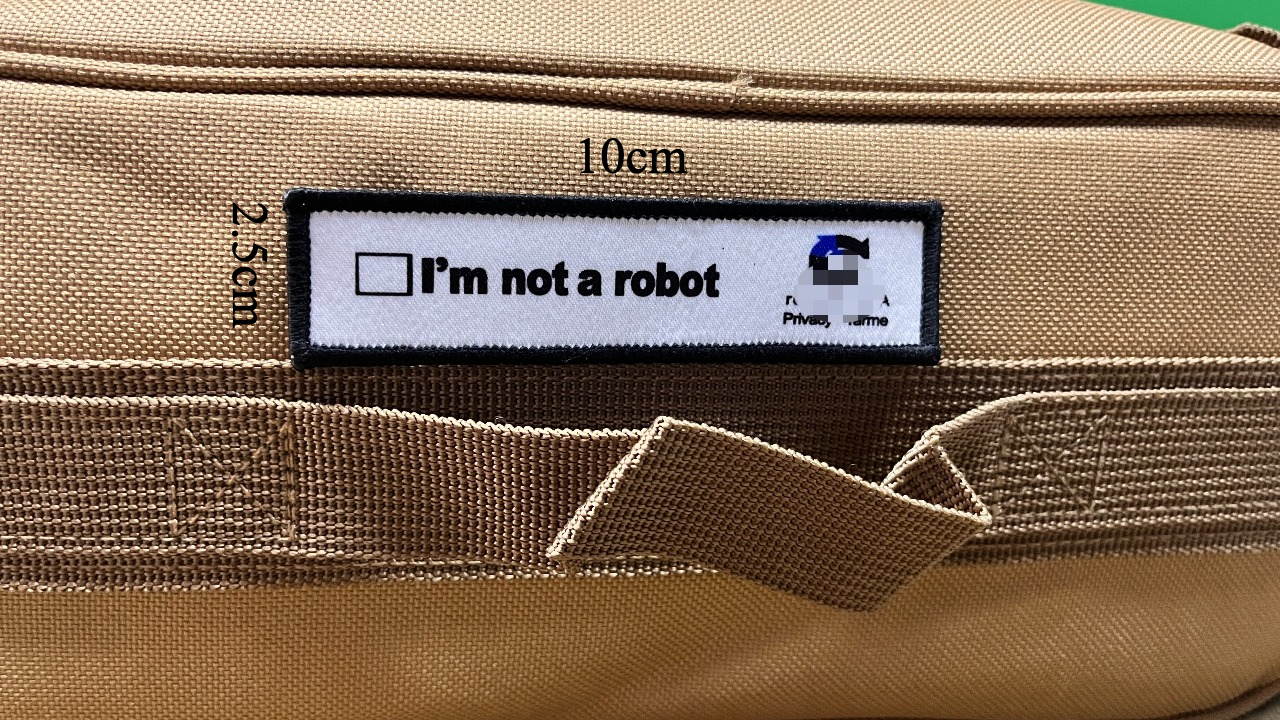 I'm Not A Robot Tactical Patch - đánh giá và giá Urban Backpack Tactical