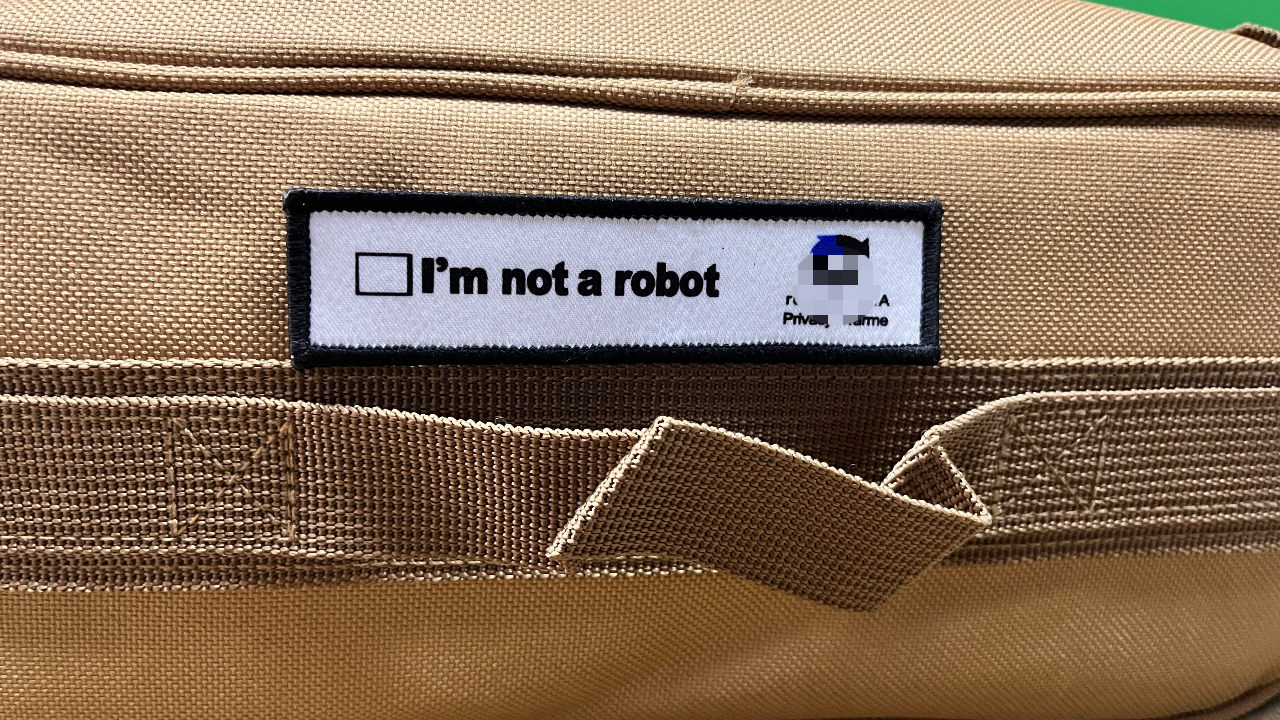 I'm Not A Robot Tactical Patch - đánh giá và giá Urban Backpack Tactical