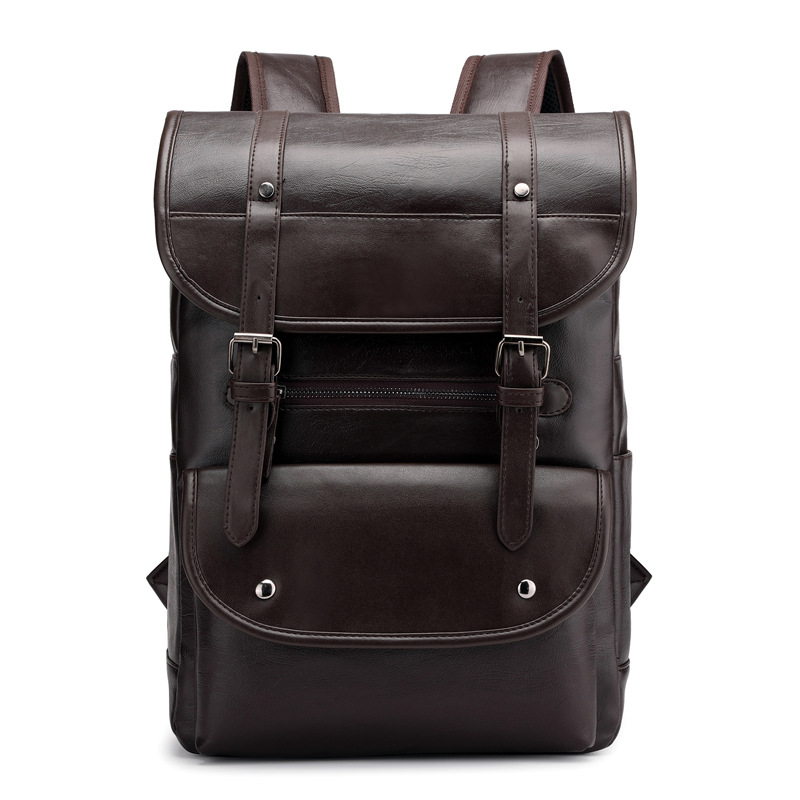 Vintage Leather Laptop Backpac - đánh giá và giá Business Backpack Brief