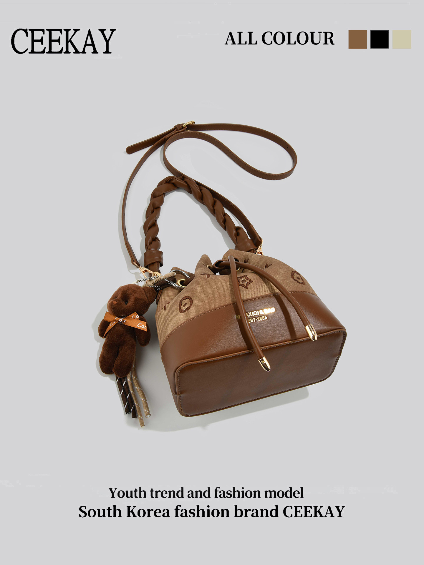 CEEKAY Vintage Drawstring Buck - đánh giá và giá Leather Backpack Vintage