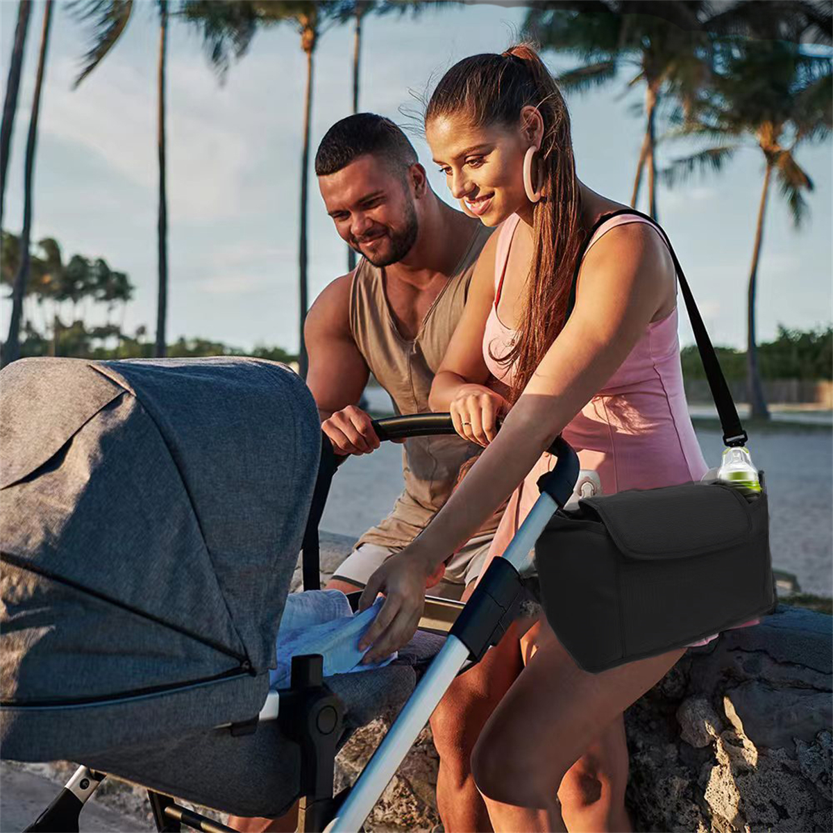Baby stroller storage and stor - đánh giá và giá Backpack Diaper Bag