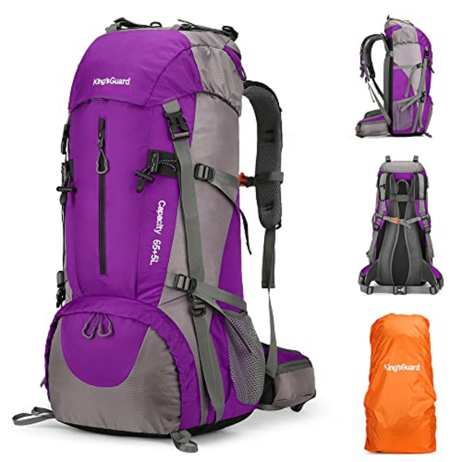 70L Hiking Backpack with Rain  - đánh giá và giá Rain Cover Backpack