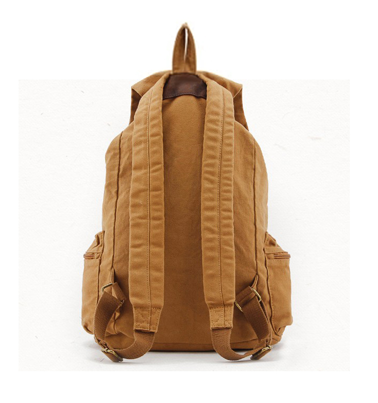 Fashion Vintage Leather milita - đánh giá và giá Rucksack Military Style