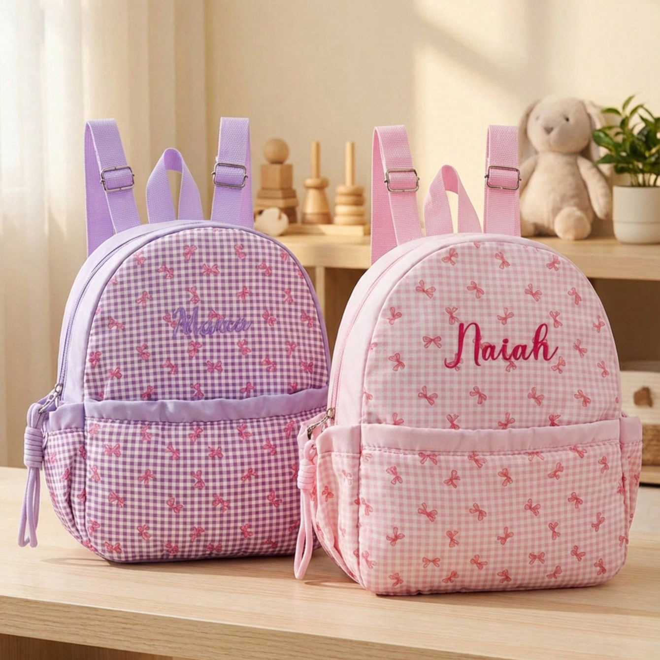 Custom Name-Letter Embroidered - đánh giá và giá School Backpack Teen