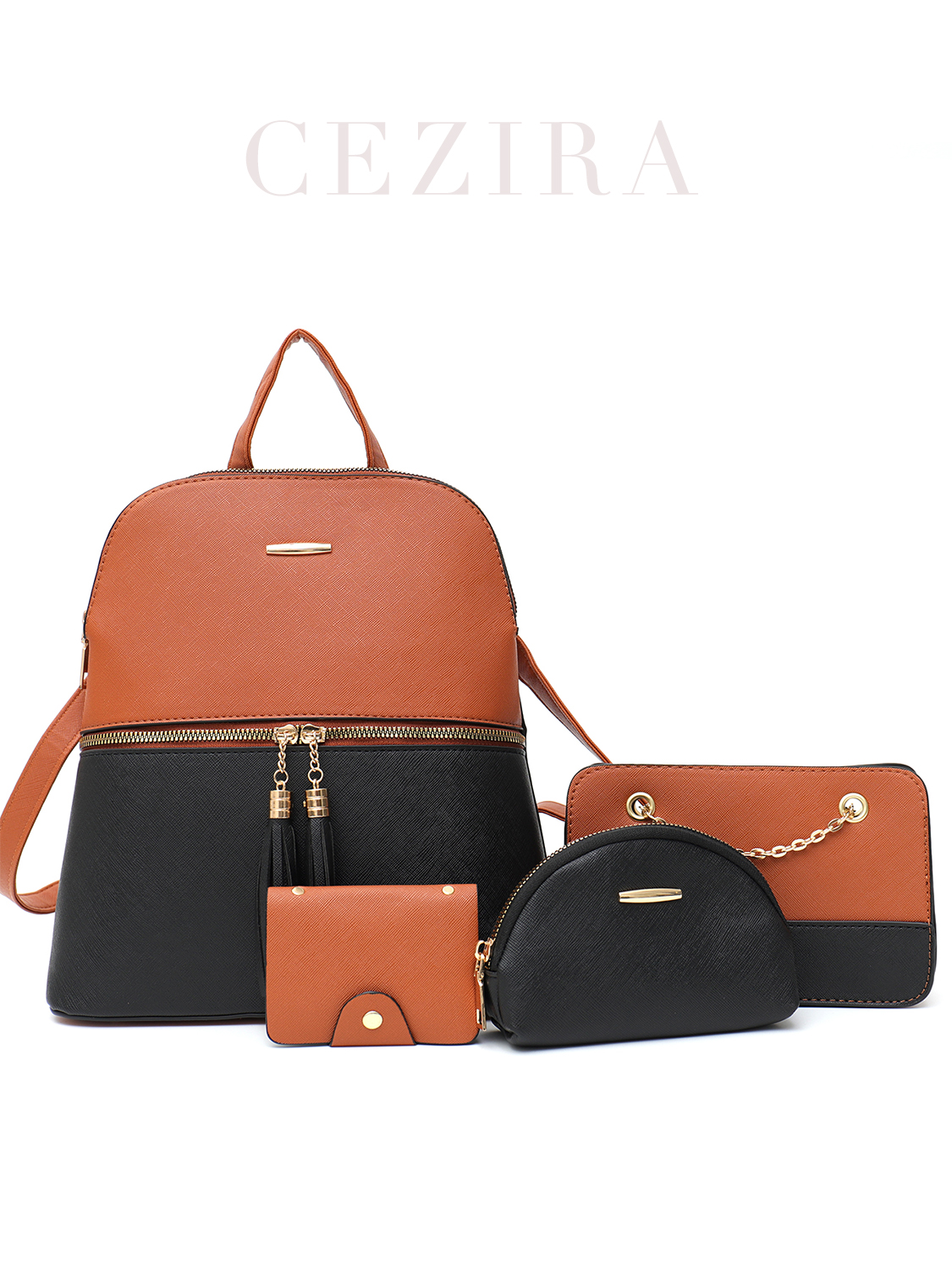 4 PCS Bags Set Women's Fashion - đánh giá và giá Mini Backpack Purse