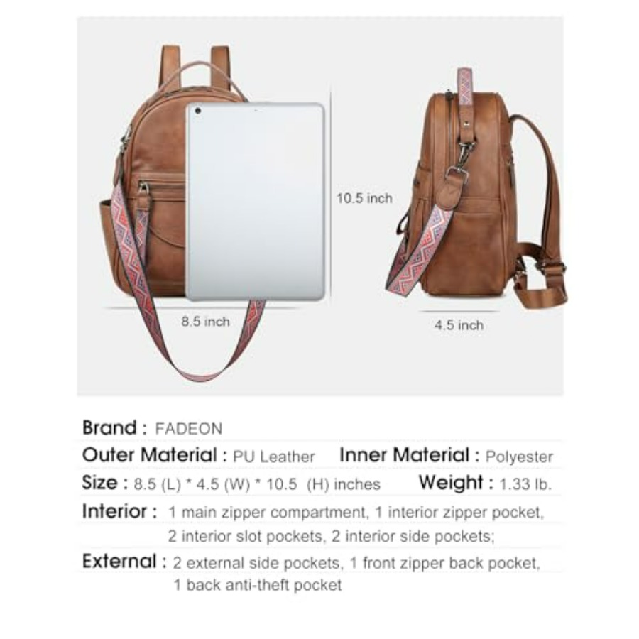 Mini Backpack Purse for Women, - đánh giá và giá Mini Backpack Purse