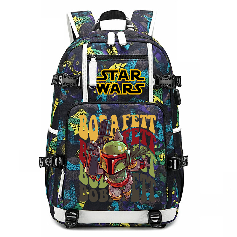 Star Wars Boba Fett Print Stud - đánh giá và giá School Backpack Teen