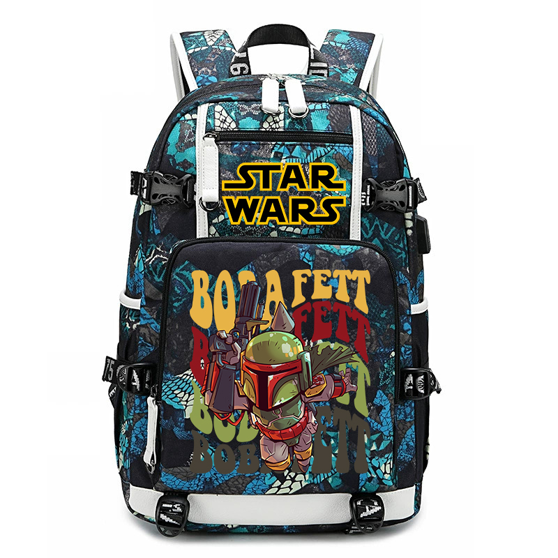 Star Wars Boba Fett Print Stud - đánh giá và giá School Backpack Teen