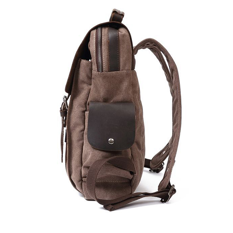 Vintage Canvas Backpack Men Wo - đánh giá và giá Laptop Backpack 15.6