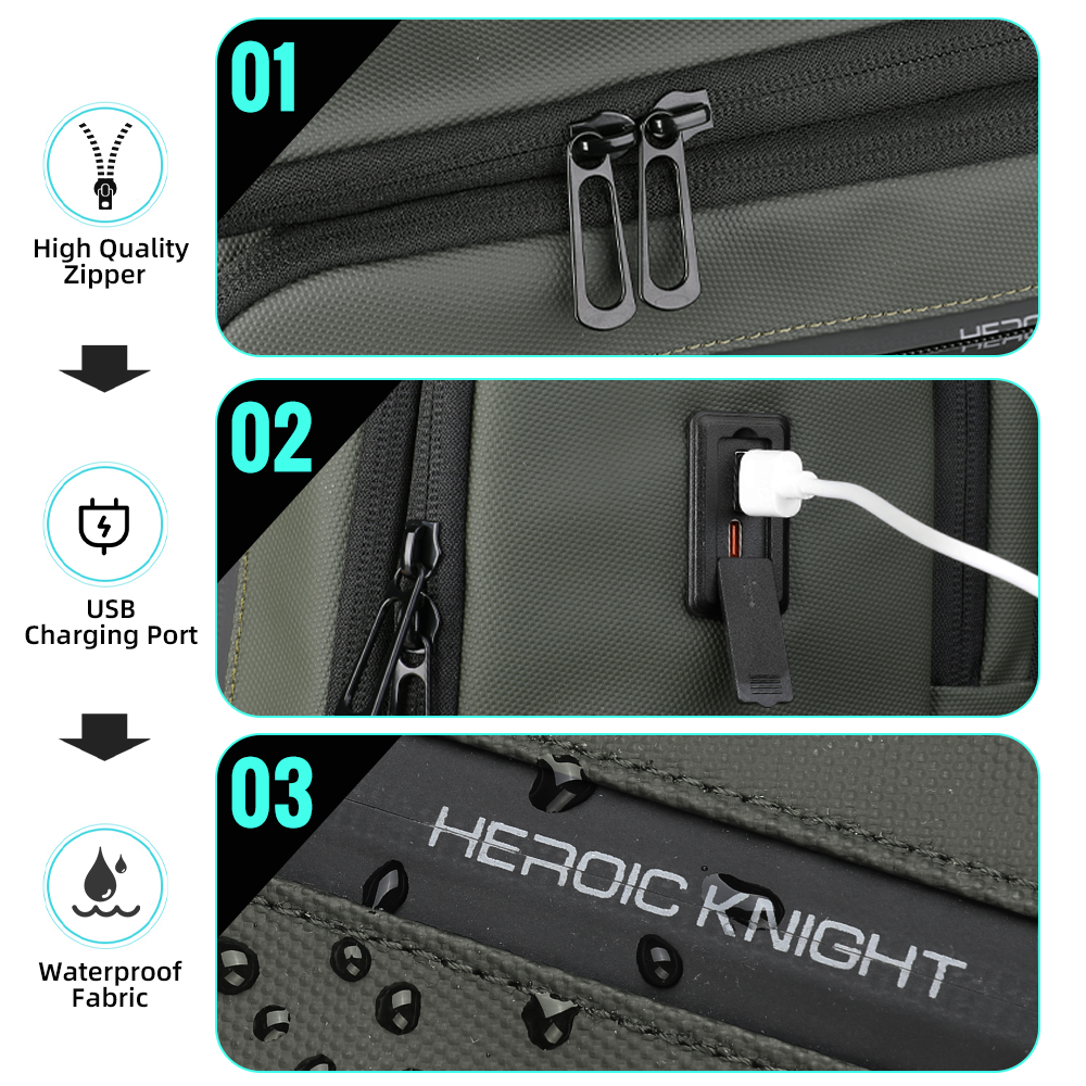 HK Business Men's Backpack 15. - đánh giá và giá Laptop Backpack 15.6