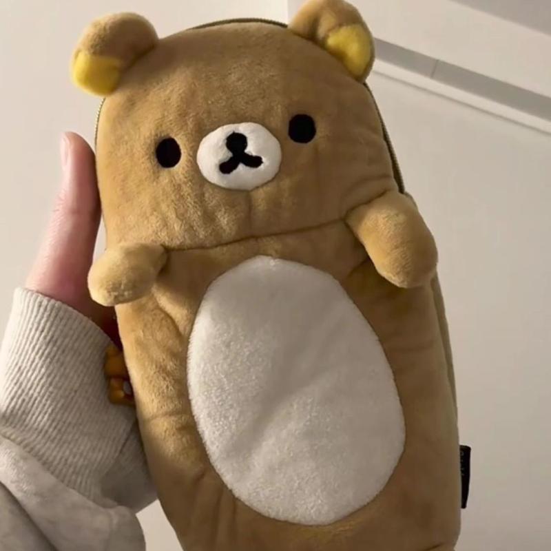 New Rilakkuma Plush Pencil Cas - đánh giá và giá Mini Backpack Purse